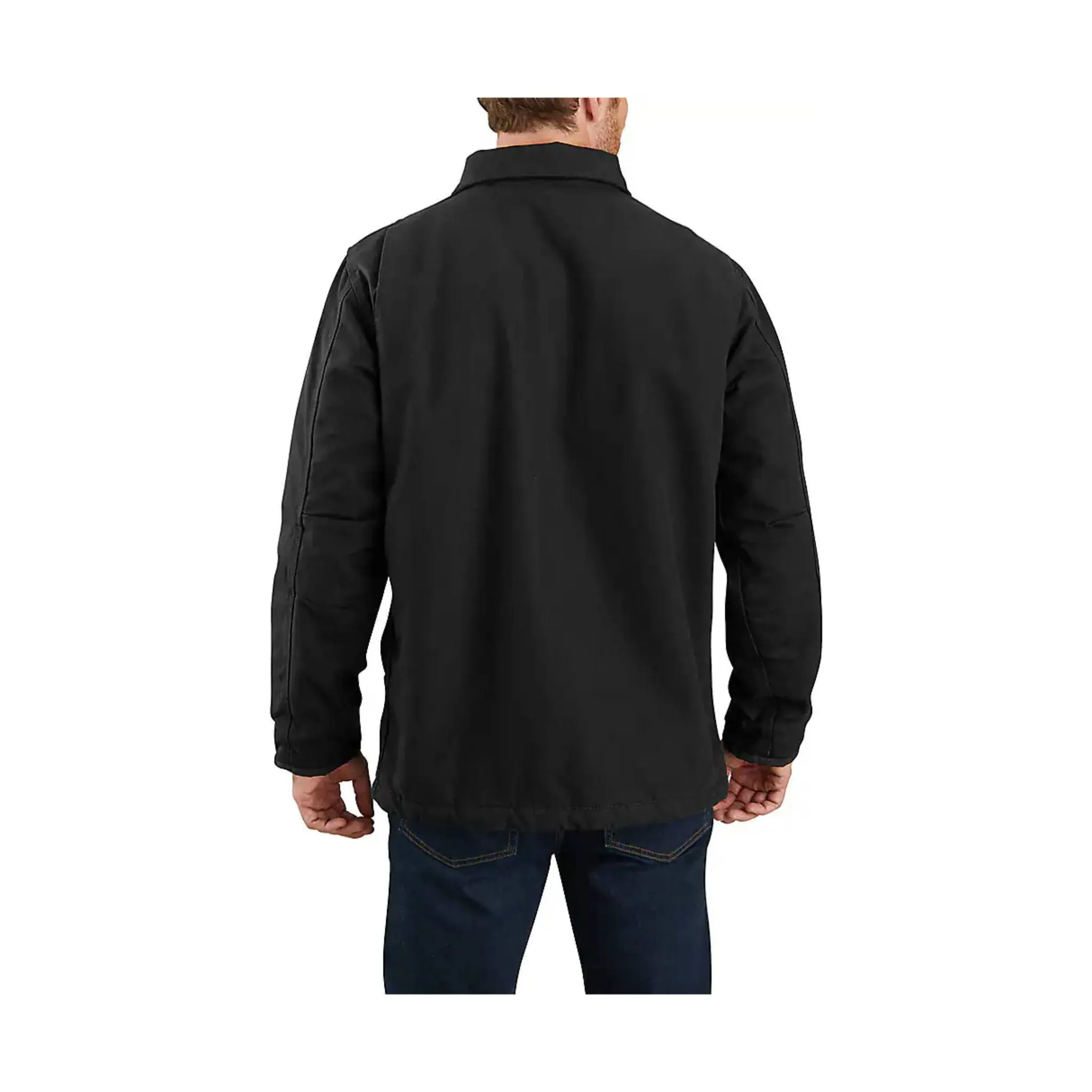 Carhartt Men's Sherpa Lined Loose Fit Field Jacket - Black