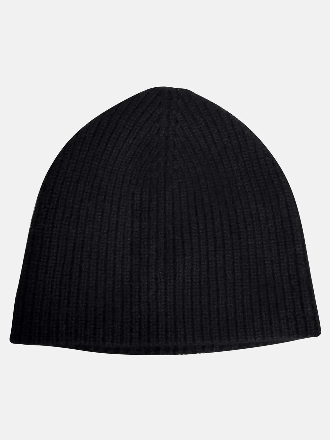 Cashmere Chunky Beanie- Black