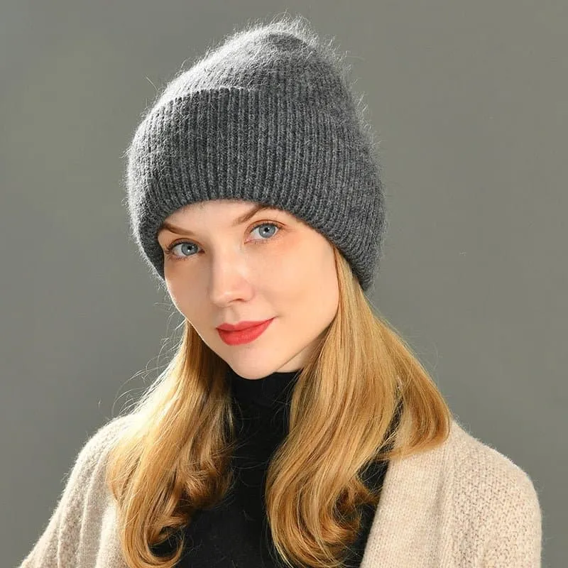 Cashmere Wool Beanies for Women and Men - Cozy Winter Hats