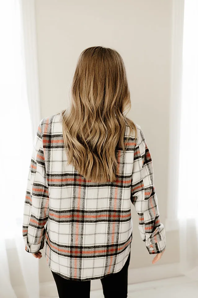 Checker Plaid Shacket