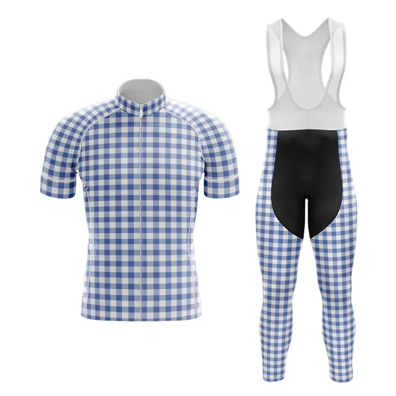 Checkered (Blue) Club Cycling Kit