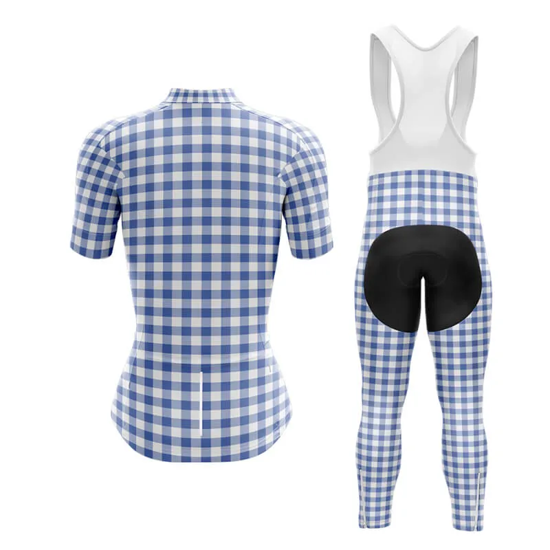 Checkered (Blue) Club Cycling Kit