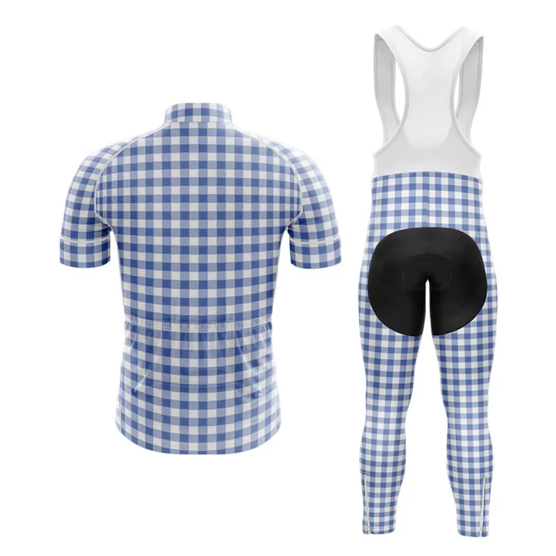 Checkered (Blue) Club Cycling Kit