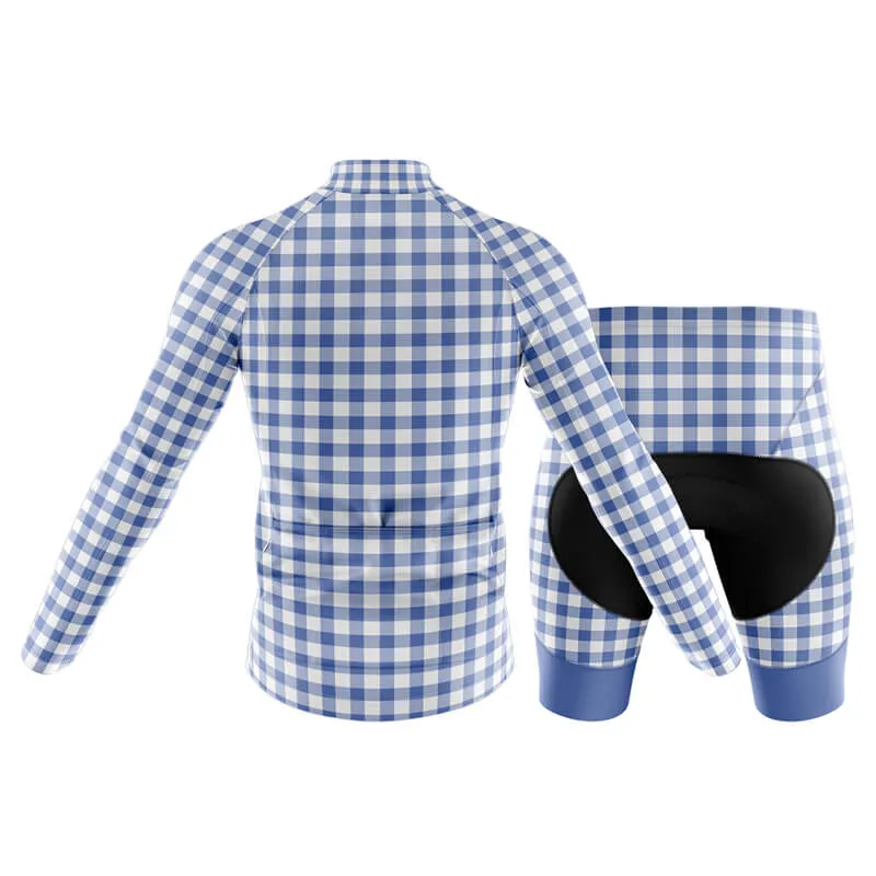 Checkered (Blue) Club Cycling Kit