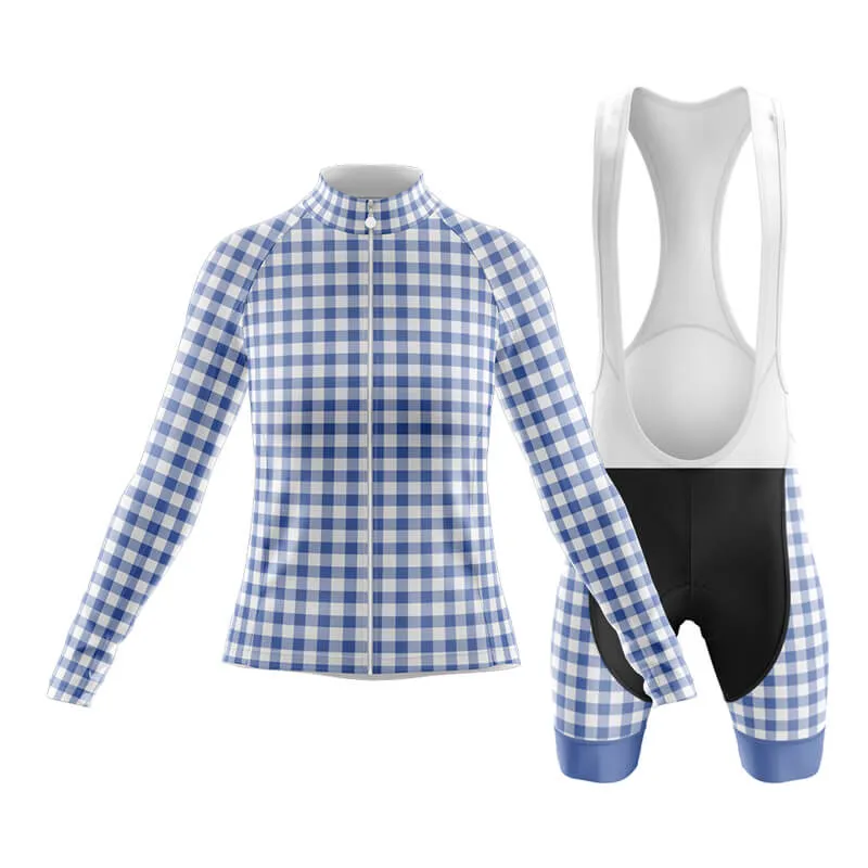 Checkered (Blue) Club Cycling Kit