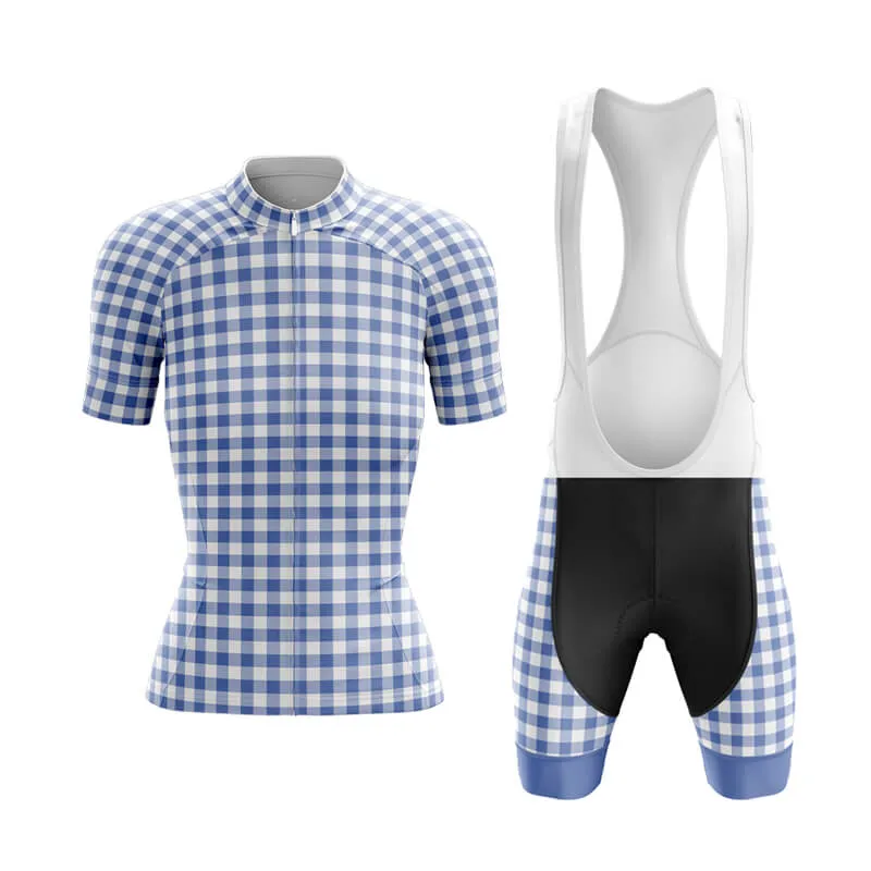 Checkered (Blue) Club Cycling Kit