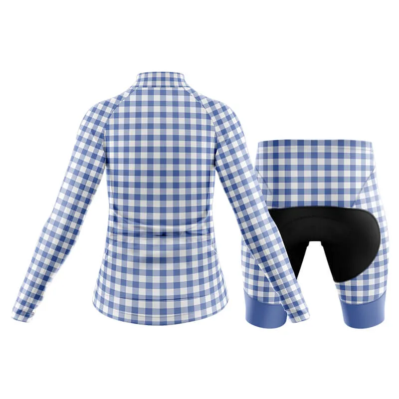 Checkered (Blue) Club Cycling Kit