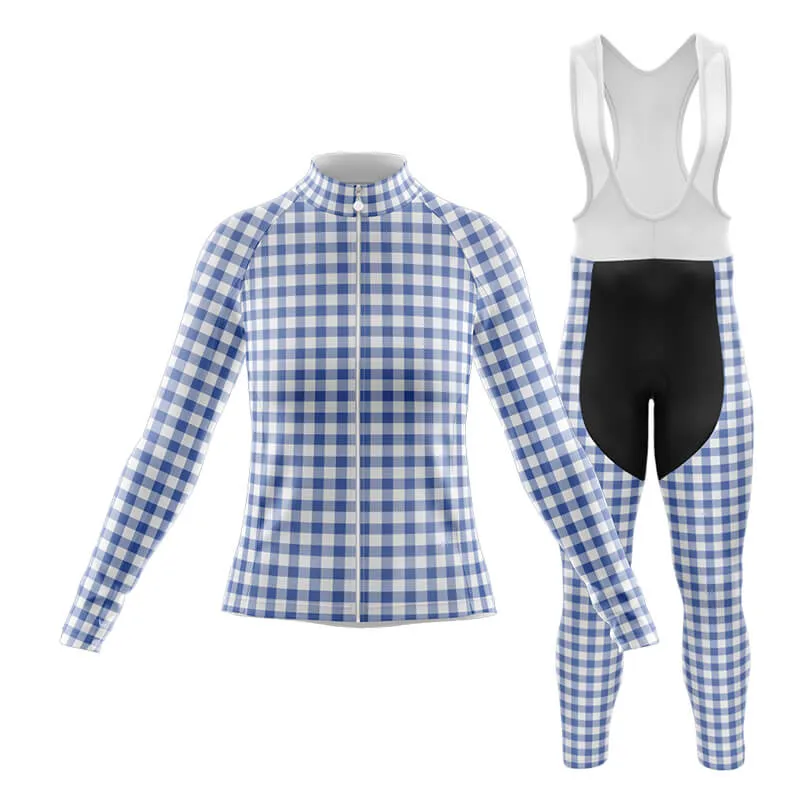 Checkered (Blue) Club Cycling Kit