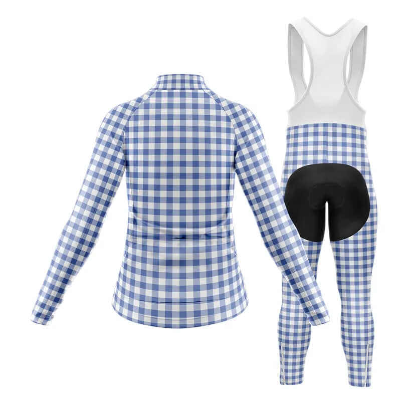 Checkered (Blue) Club Cycling Kit