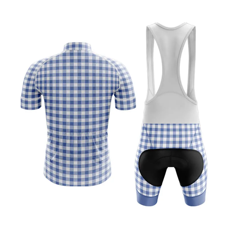 Checkered (Blue) Club Cycling Kit