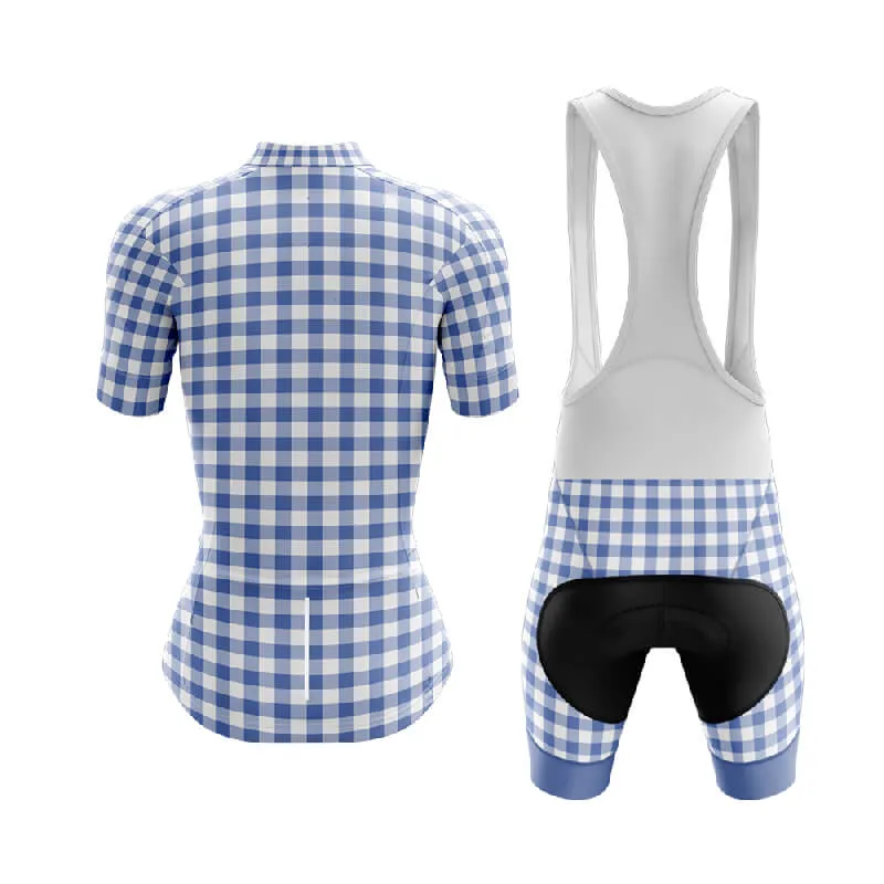 Checkered (Blue) Club Cycling Kit