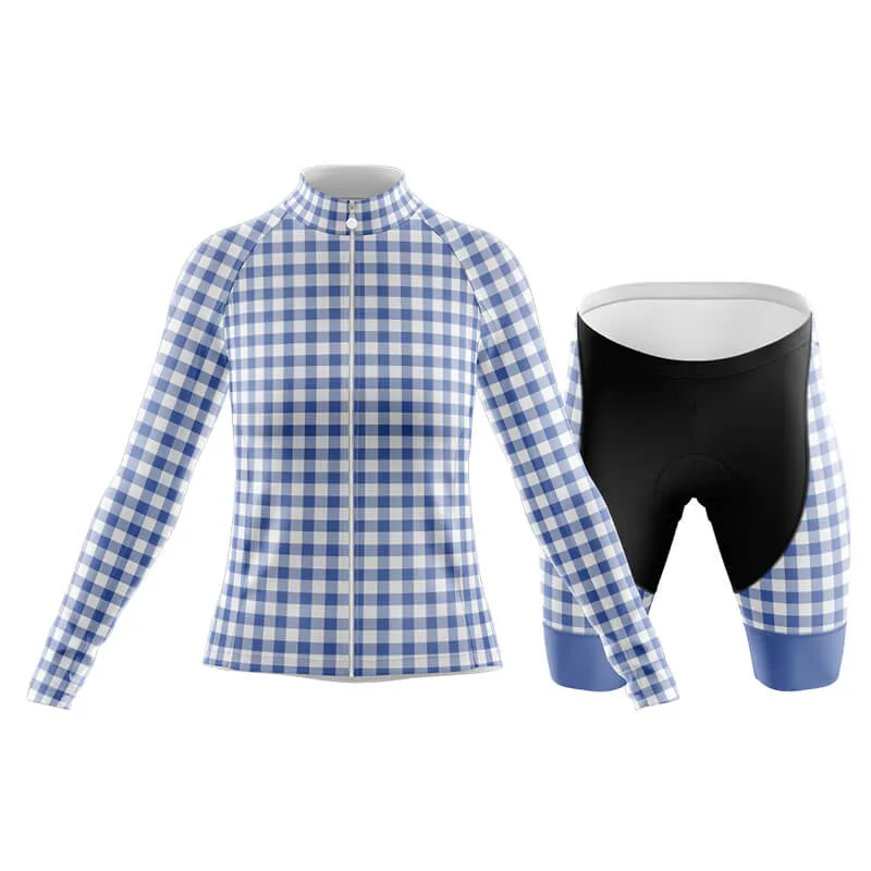 Checkered (Blue) Club Cycling Kit