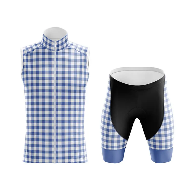 Checkered (Blue) Club Cycling Kit