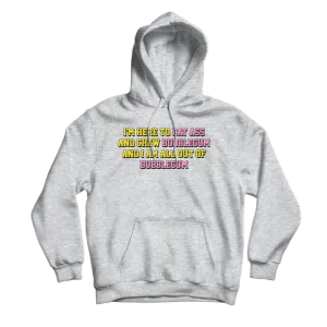 Chew Bubblegum Grey Hoodie