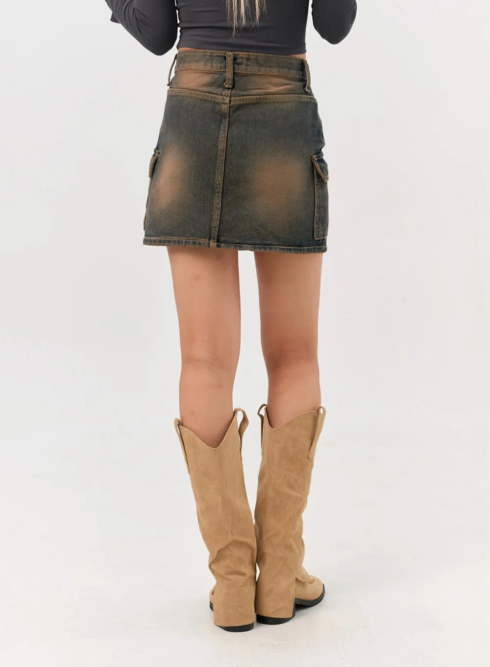 Chic Cargo Mini Skirt IN301