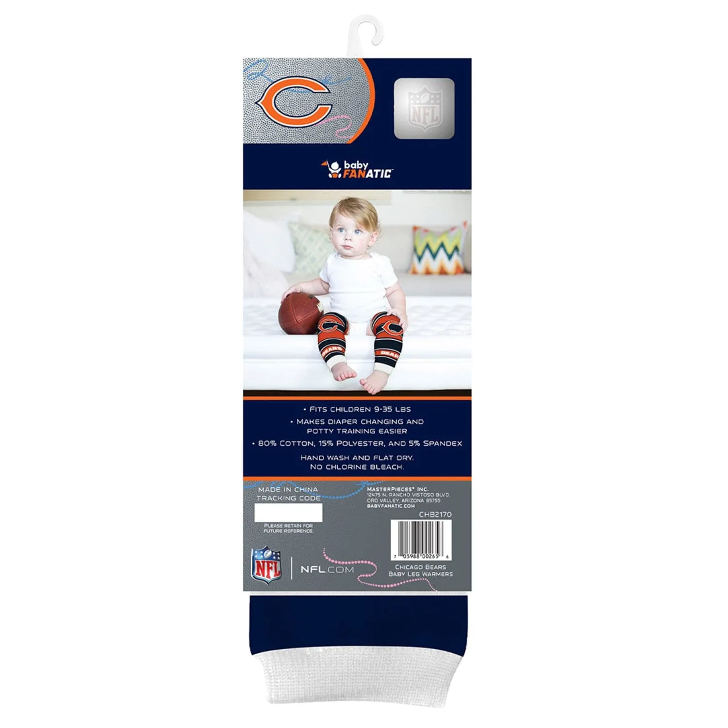 Chicago Bears Baby Leg Warmers