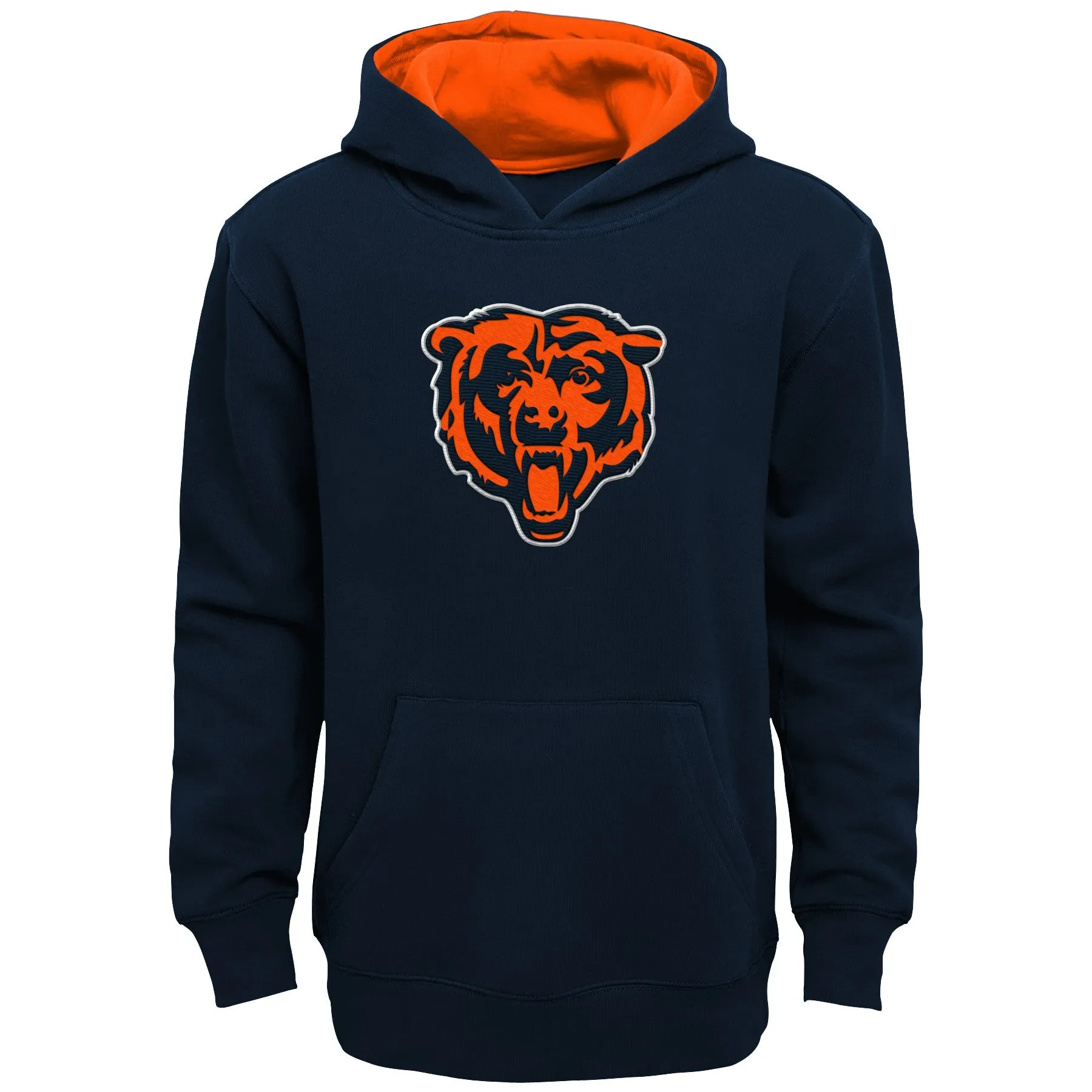 Chicago Bears youth navy pullover hoodie sizes 4-7