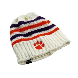 Clemson Big Sky Striped Beanie