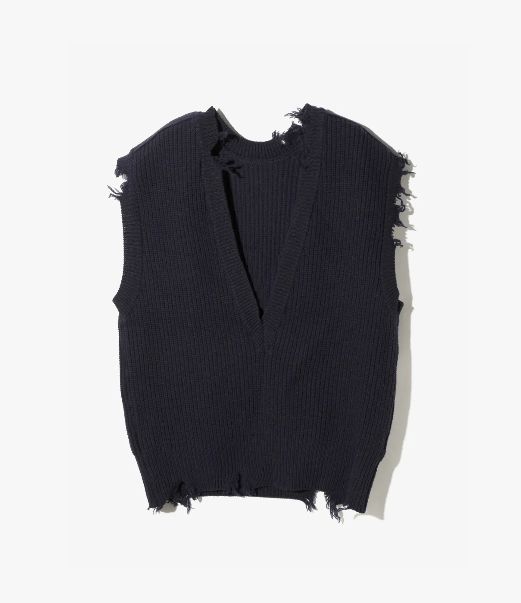 Commando Knit Vest – Navy