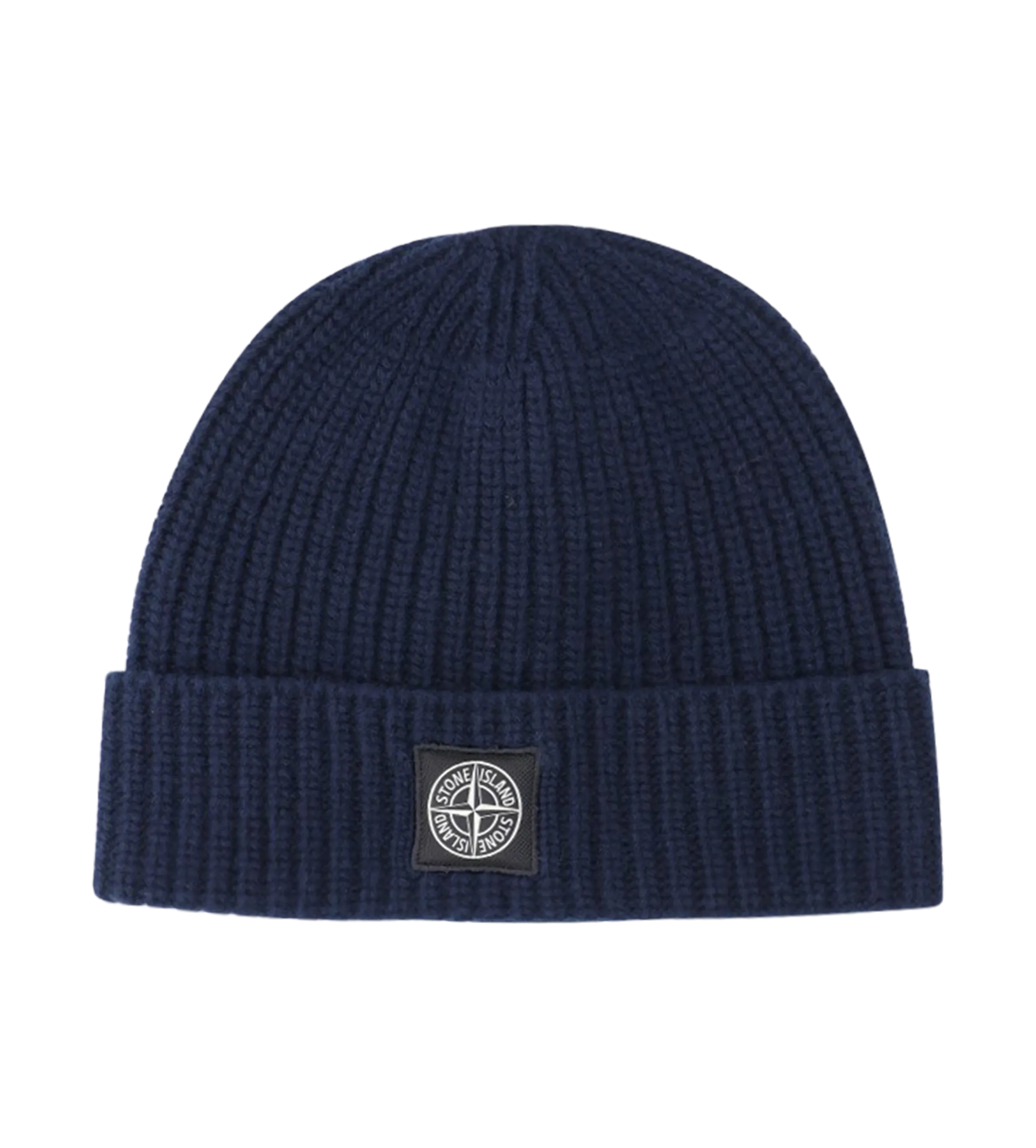 Compass-Patch Beanie Navy