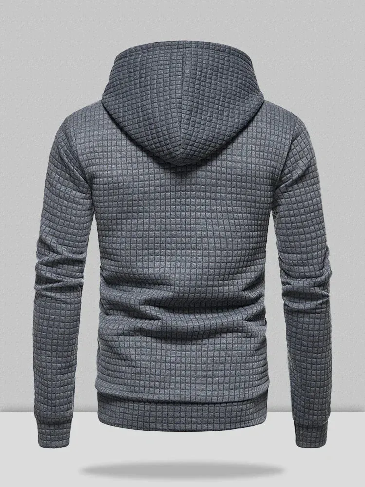 Coofandy pullover jacquard hoodie