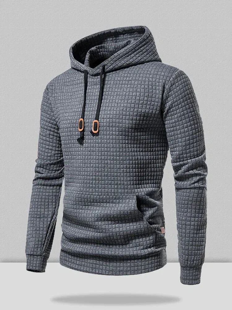 Coofandy pullover jacquard hoodie