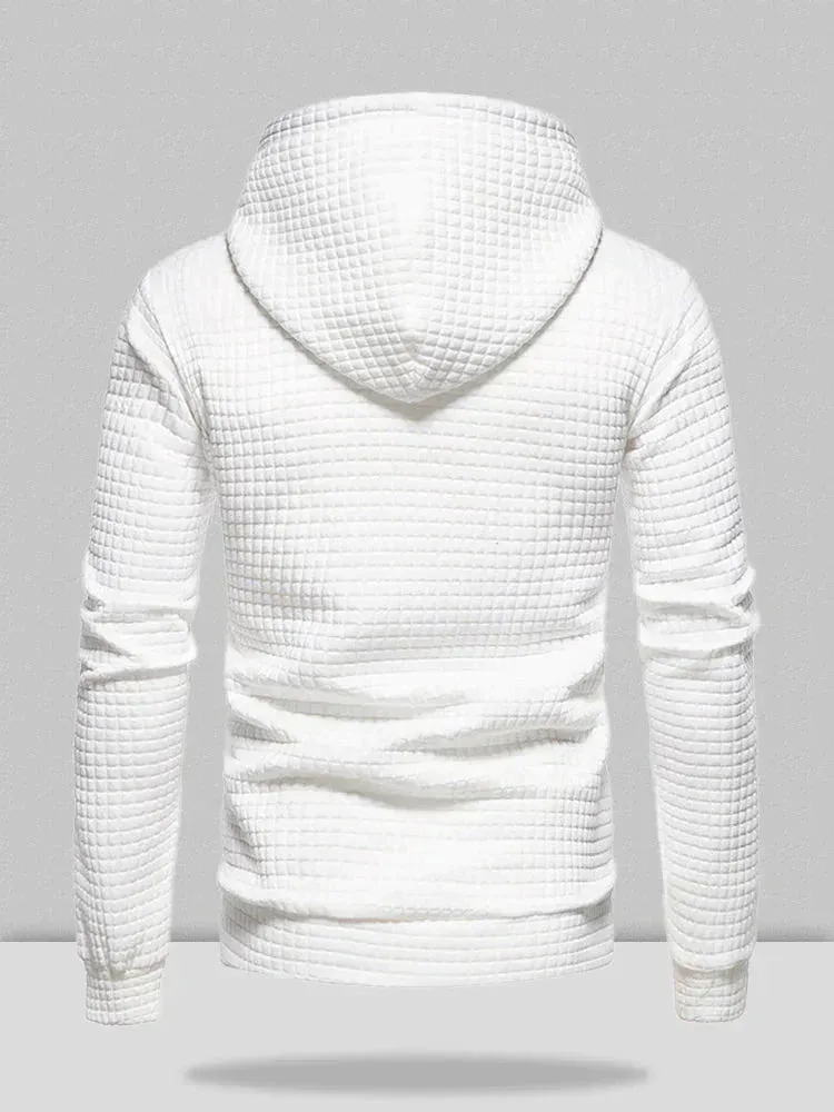 Coofandy pullover jacquard hoodie