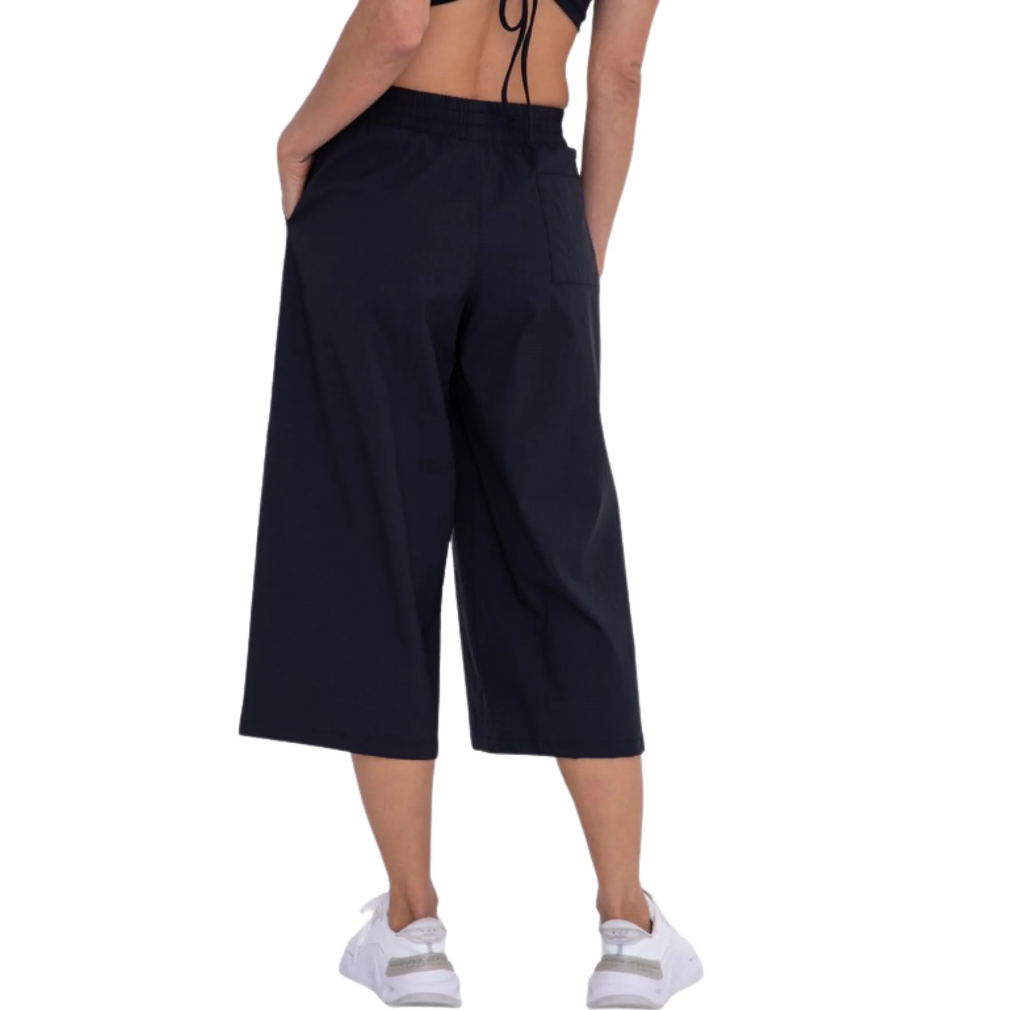 Cropped Wide Leg Pants