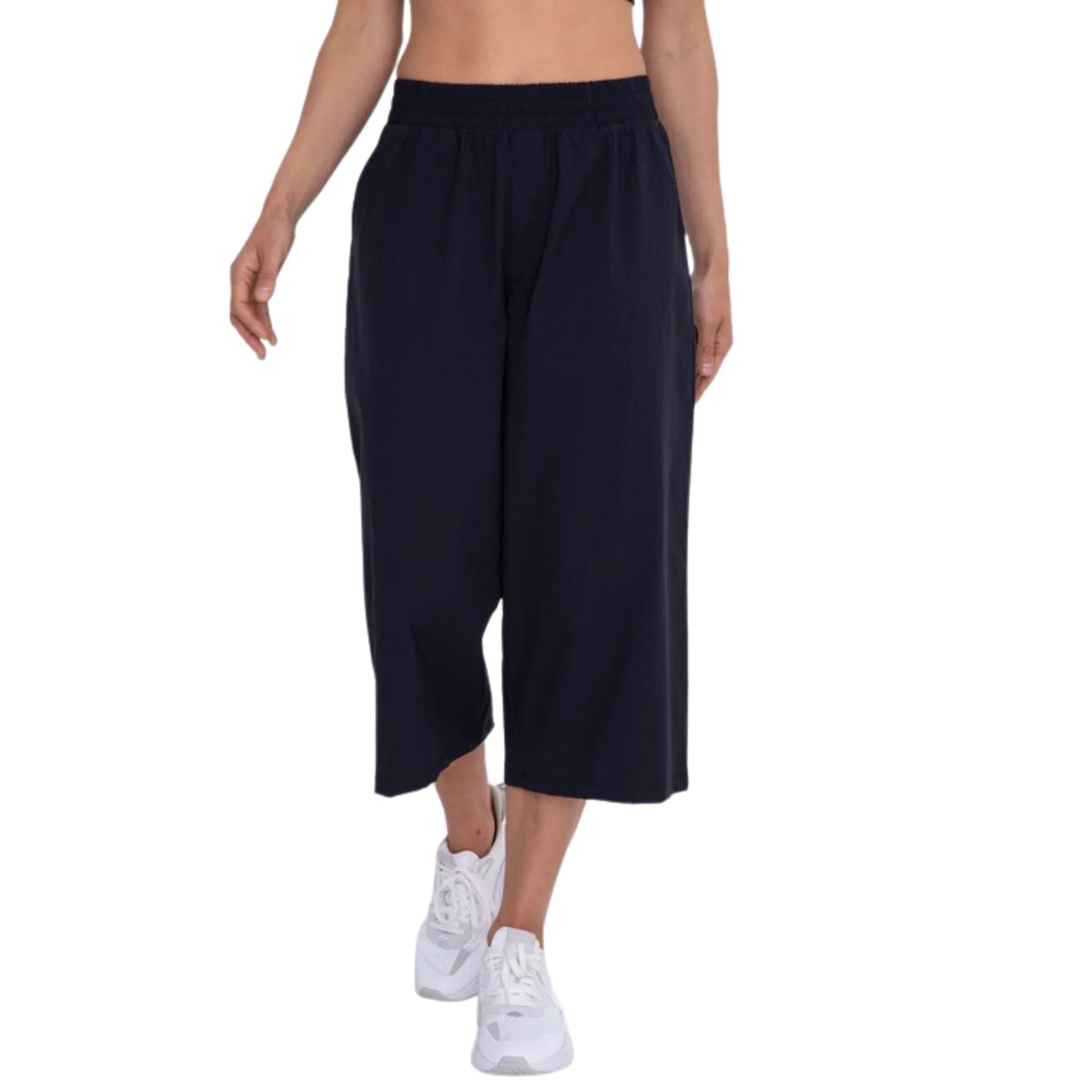 Cropped Wide Leg Pants