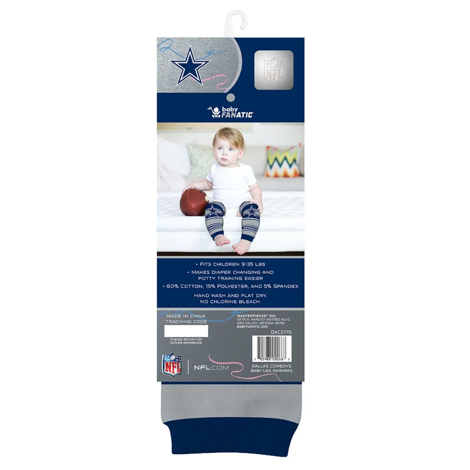 Dallas Cowboys Baby Leg Warmers