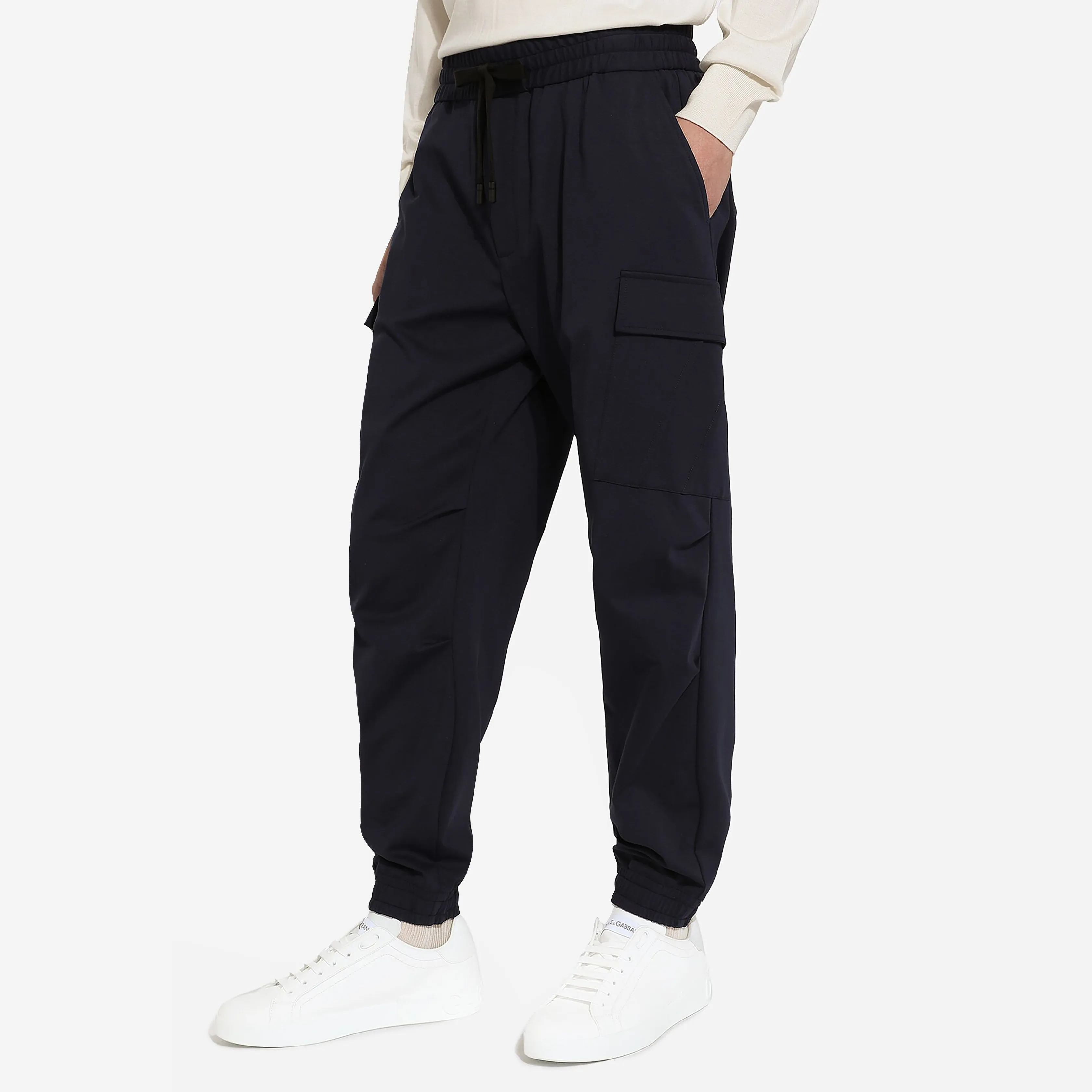 Dolce & Gabbana Logo Tag Cargo Track Pants