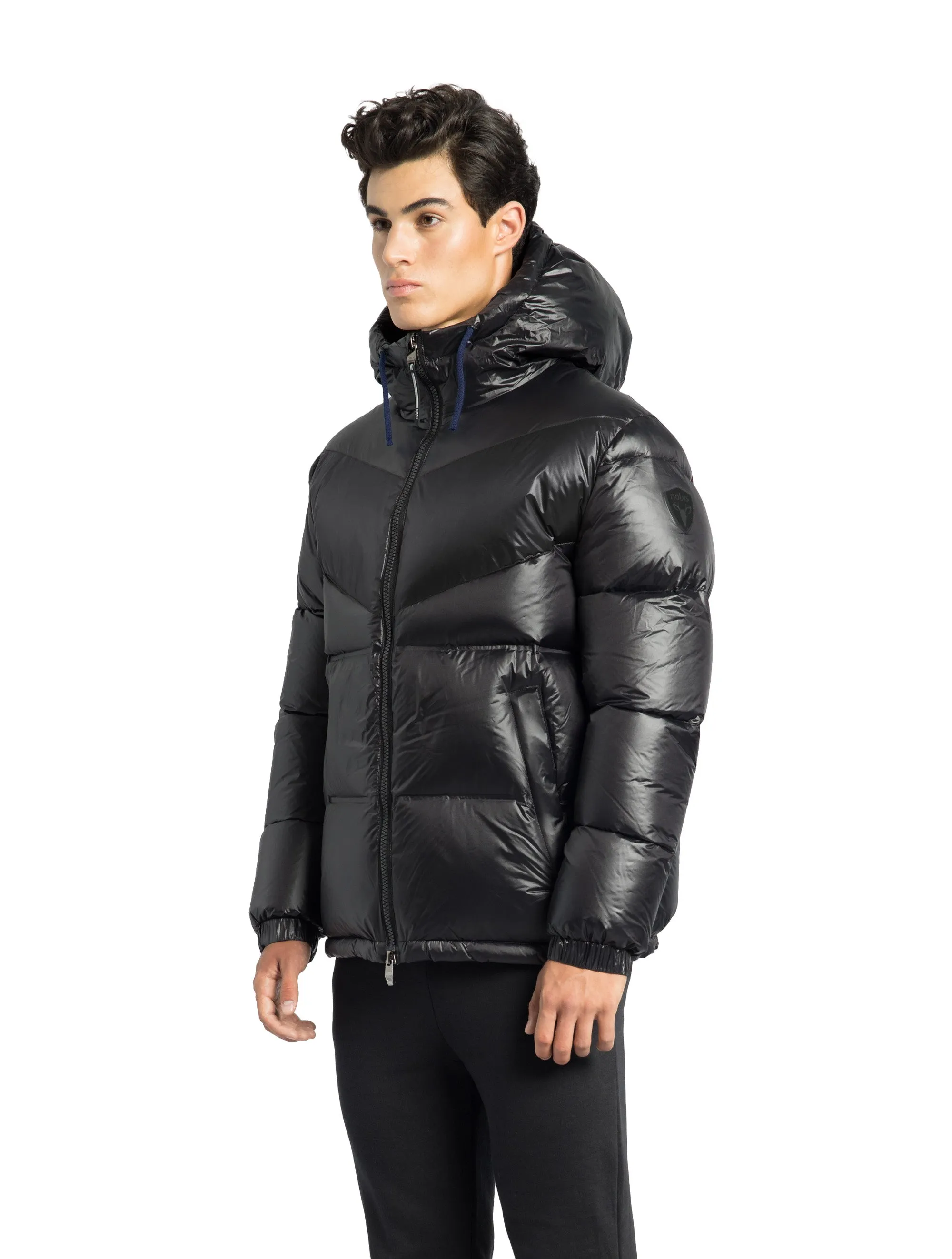 Dyna Men's Chevron Quilted Puffer Jacket