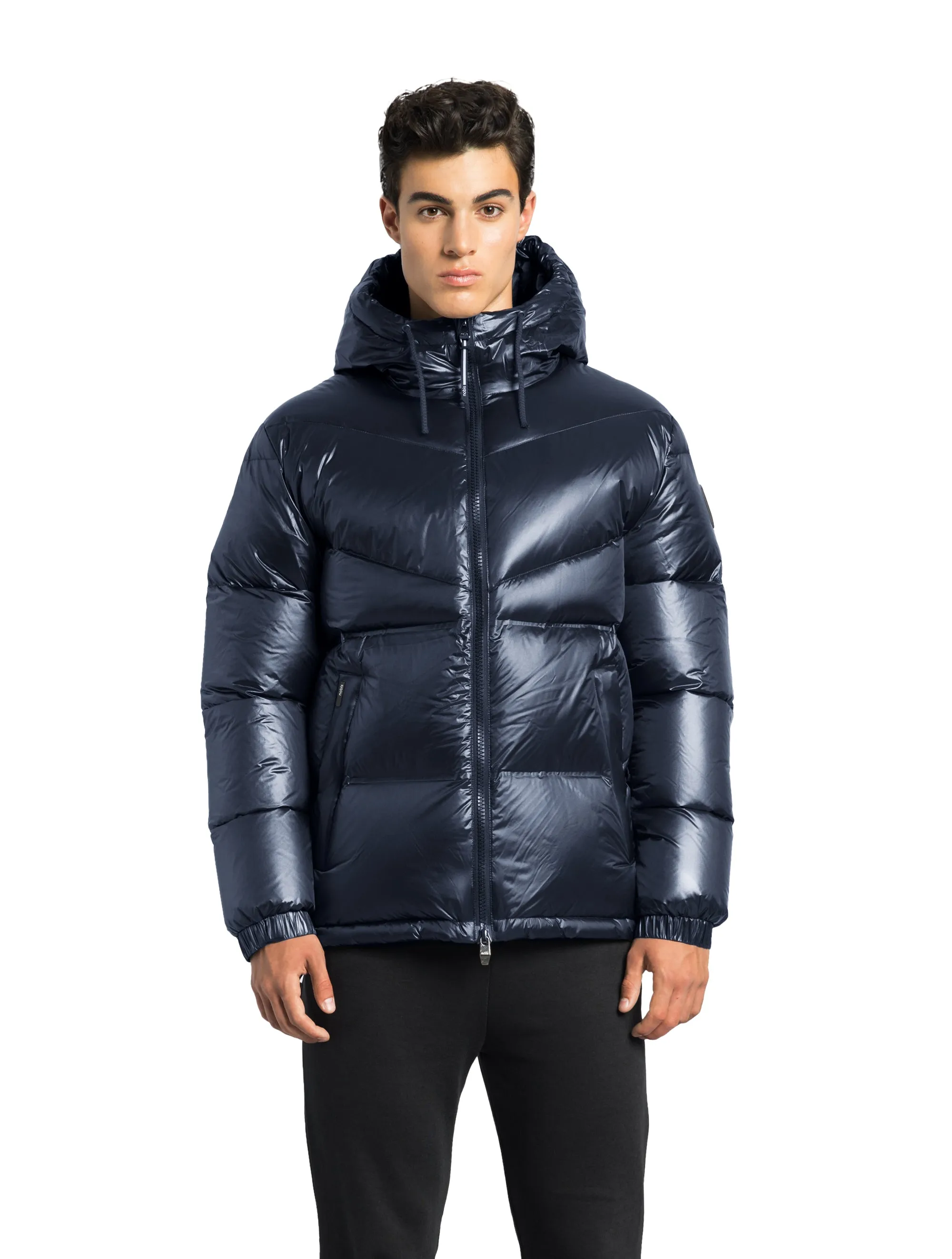 Dyna Men's Chevron Quilted Puffer Jacket