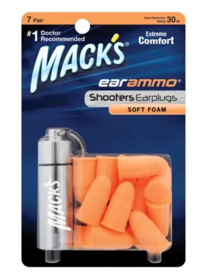 EarAmmo®  Ear Plug - Shooters Soft Foam