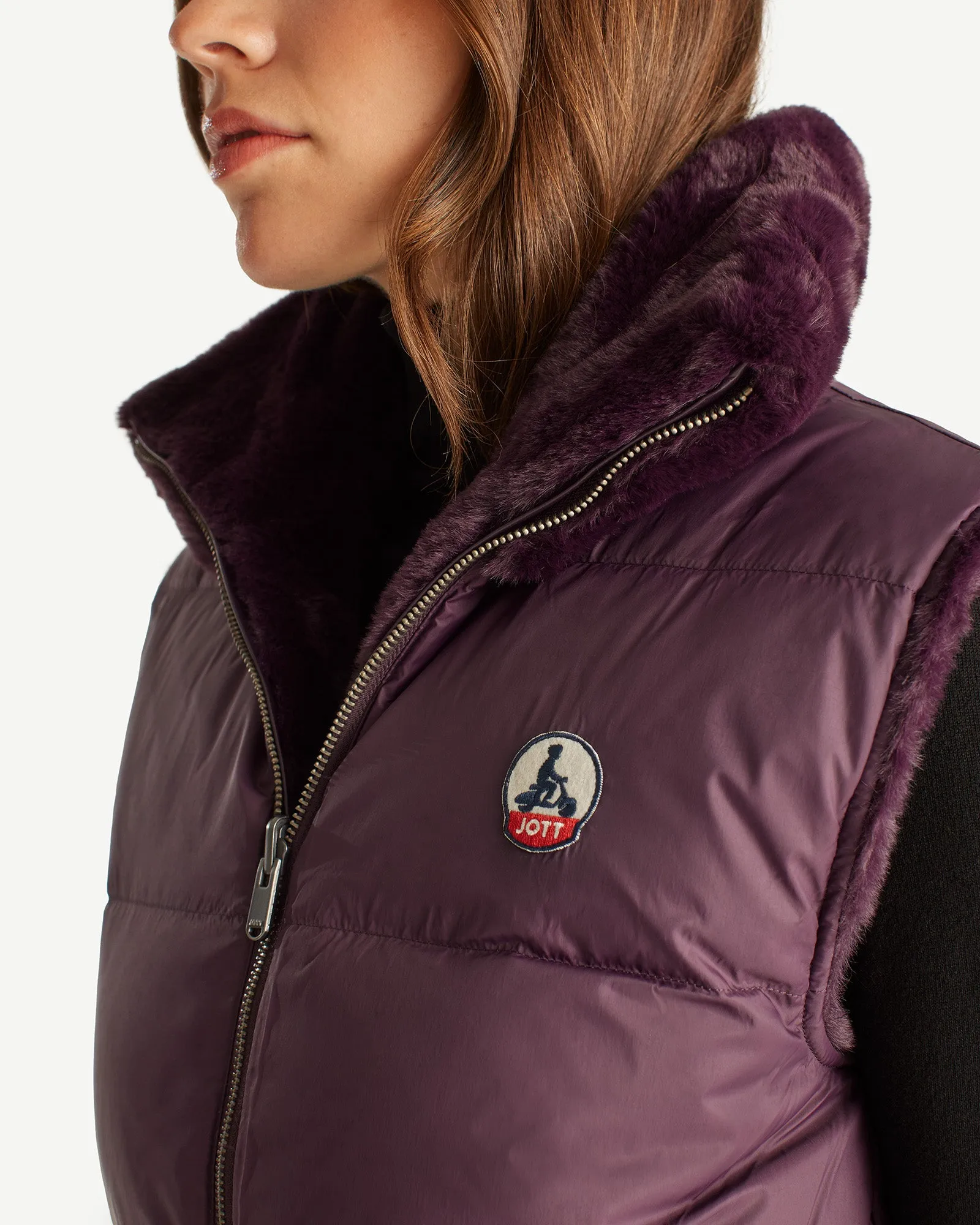 Fig Daria Grand Froid reversible sleeveless puffer jacket