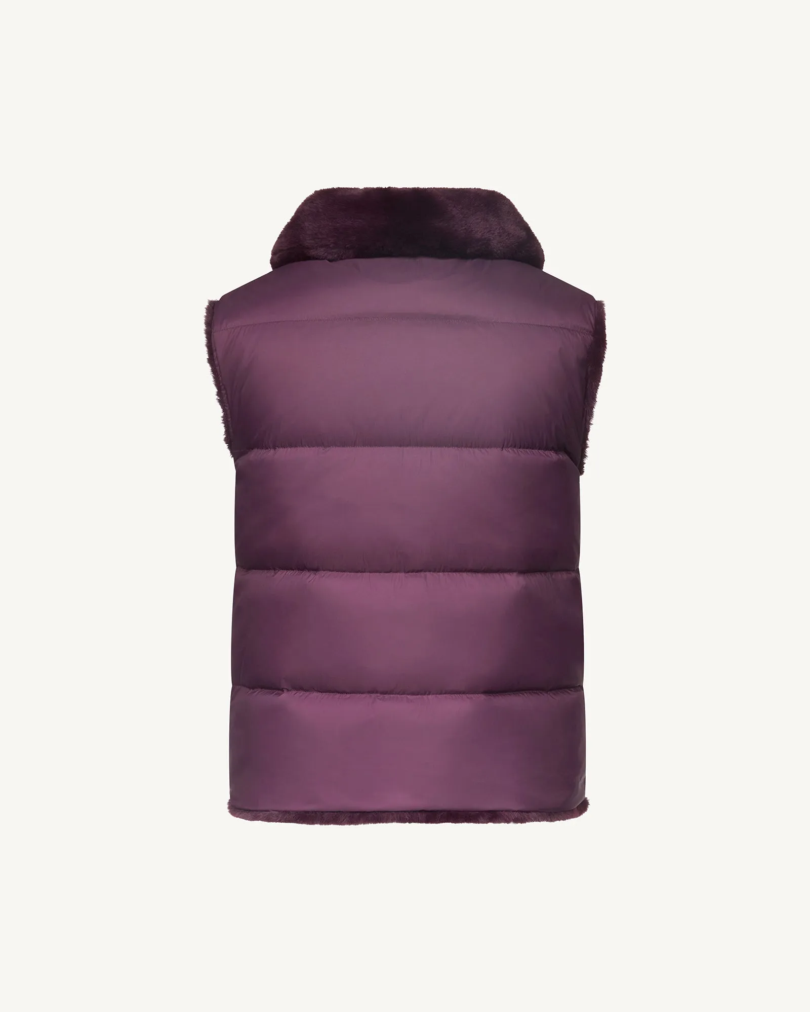 Fig Daria Grand Froid reversible sleeveless puffer jacket