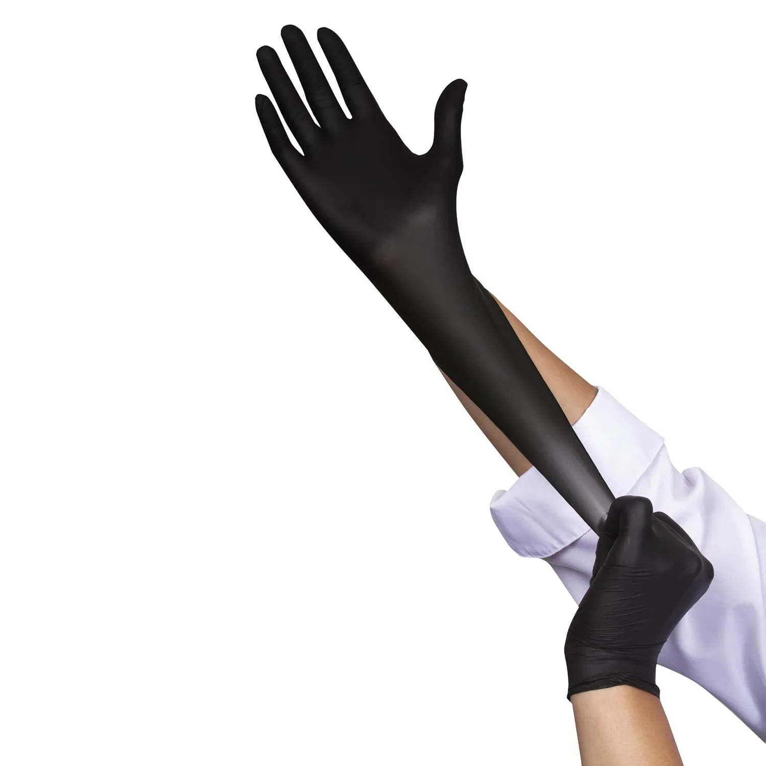 FOODHANDLER® THINSENSE™ BLACK NITRILE GLOVES