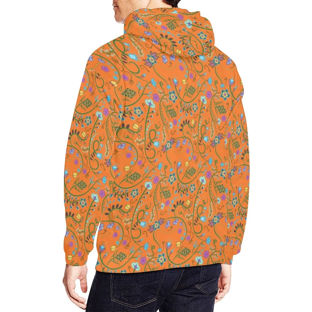 Fresh Fleur Carrot Hoodie for Men (USA Size)