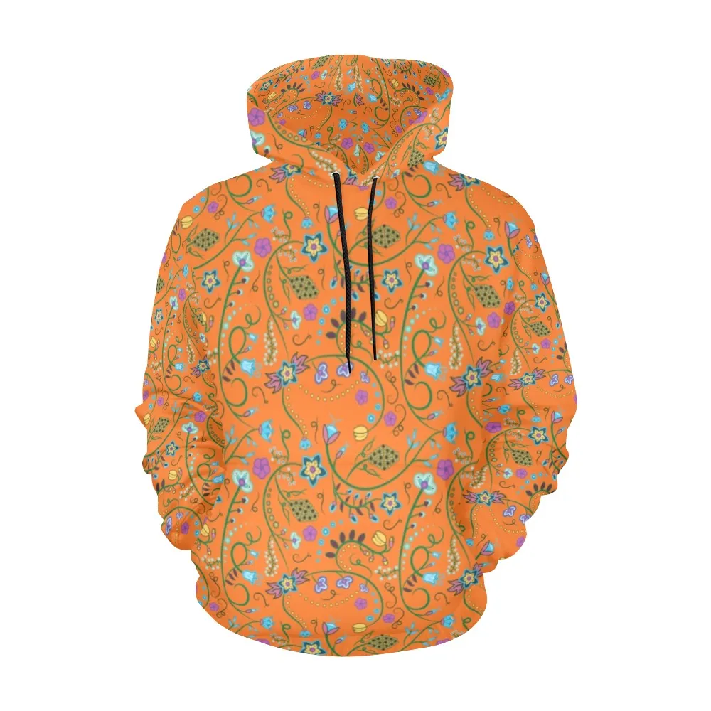 Fresh Fleur Carrot Hoodie for Men (USA Size)