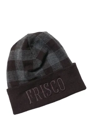 Frisco Cuffed Plaid Beanie Cap