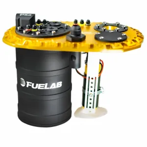 FUELAB 62720-4 Fuel System QSST Gold with Surge Tank Pump Twin Screw FUELAB 93903, no lift pump