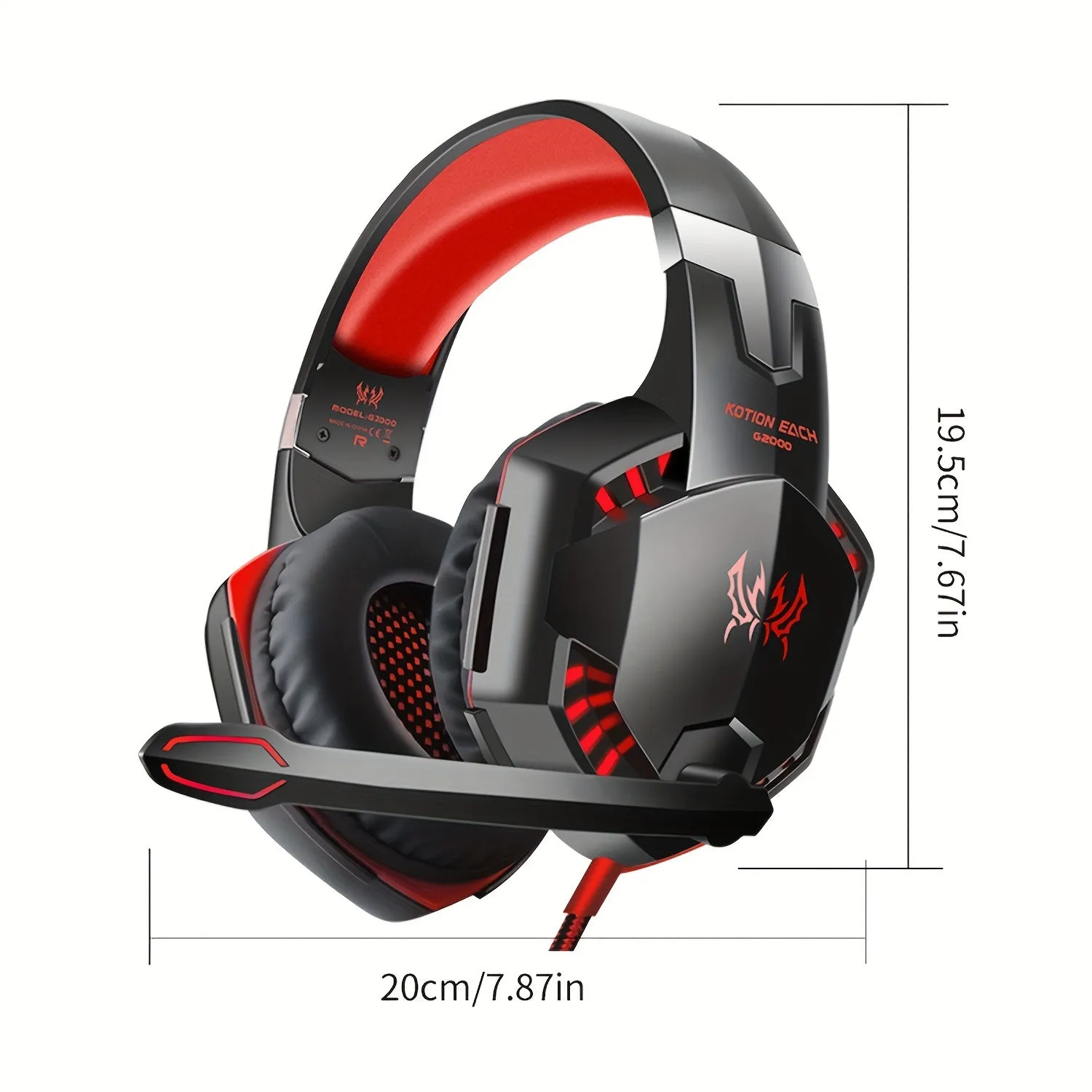 Gaming Headset Noise Cancelling & Soft Memory Ear muffs