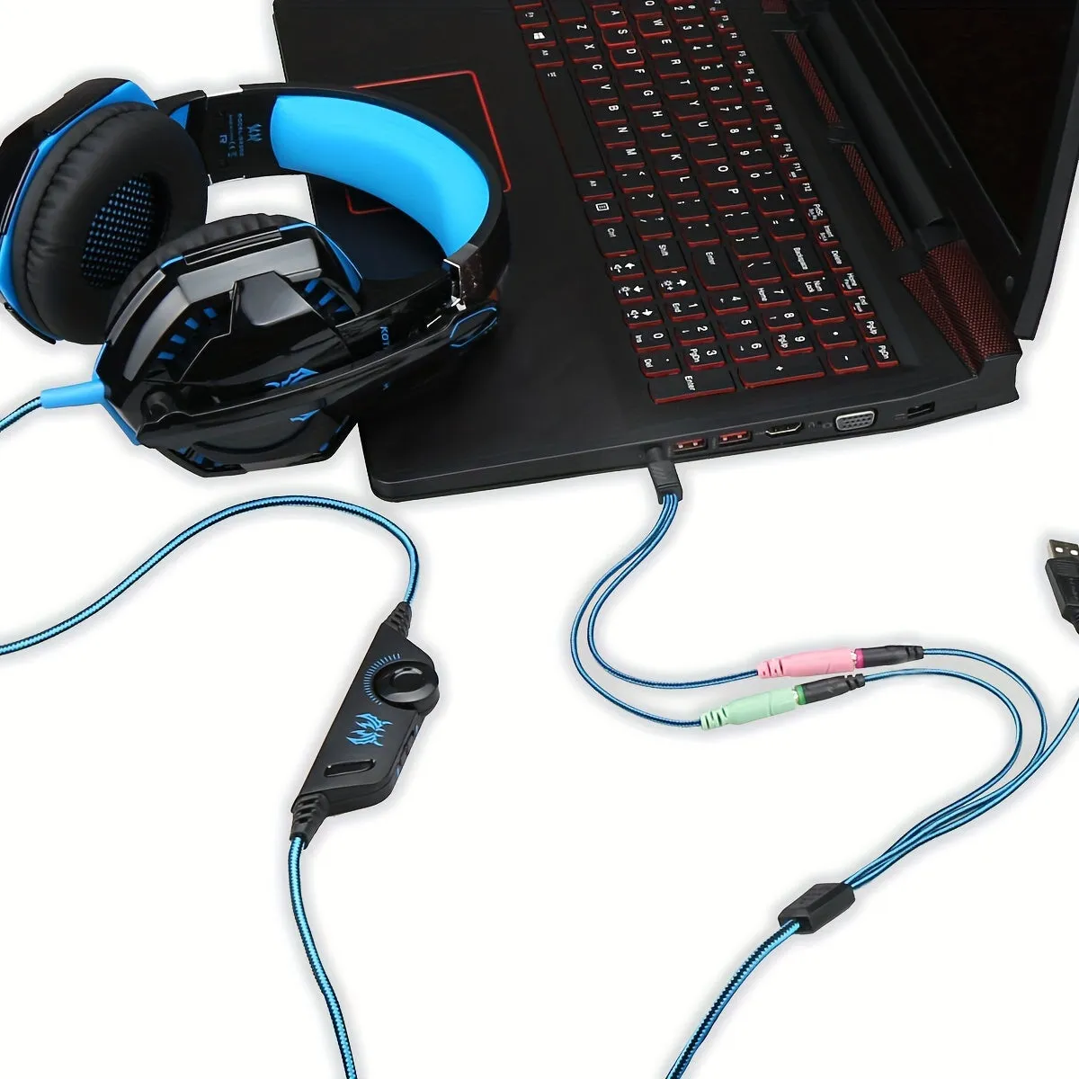 Gaming Headset Noise Cancelling & Soft Memory Ear muffs