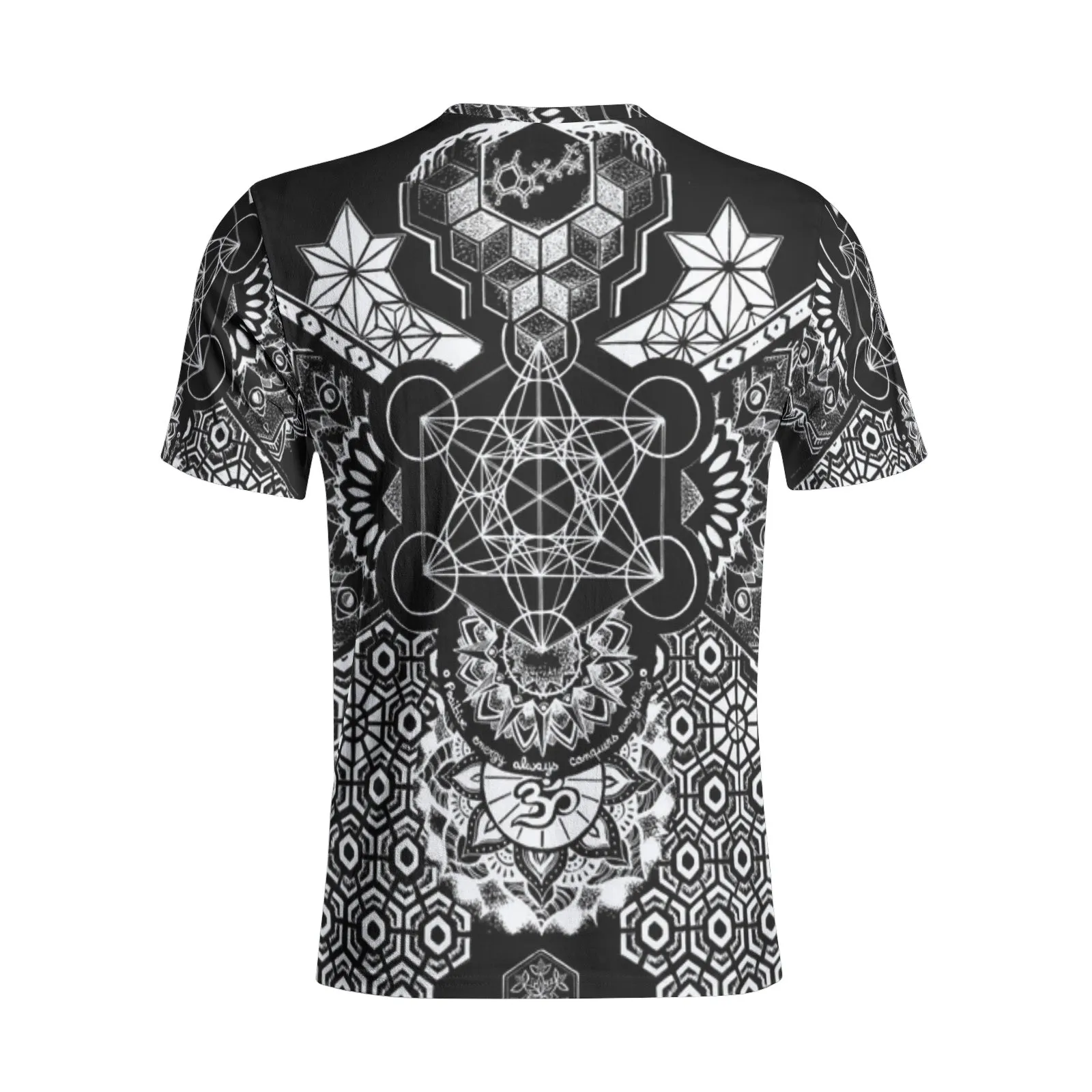 GEOMETRIC Unisex All-Over Print Cotton T-shirt | MIL ET UNE