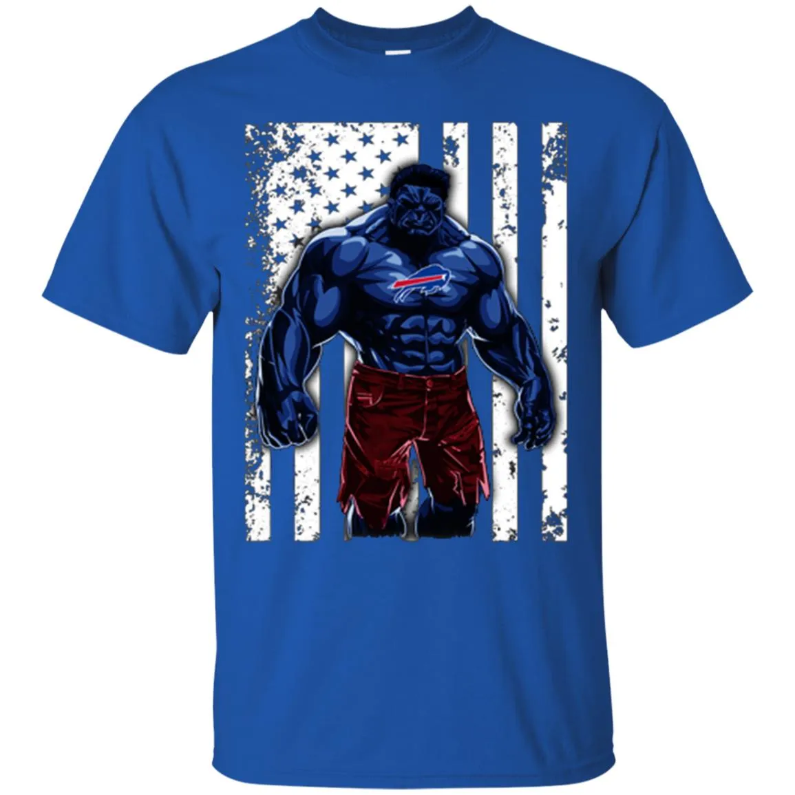 Giants Hulk Buffalo Bills Nfl T-shirt Men Cotton T-Shirt