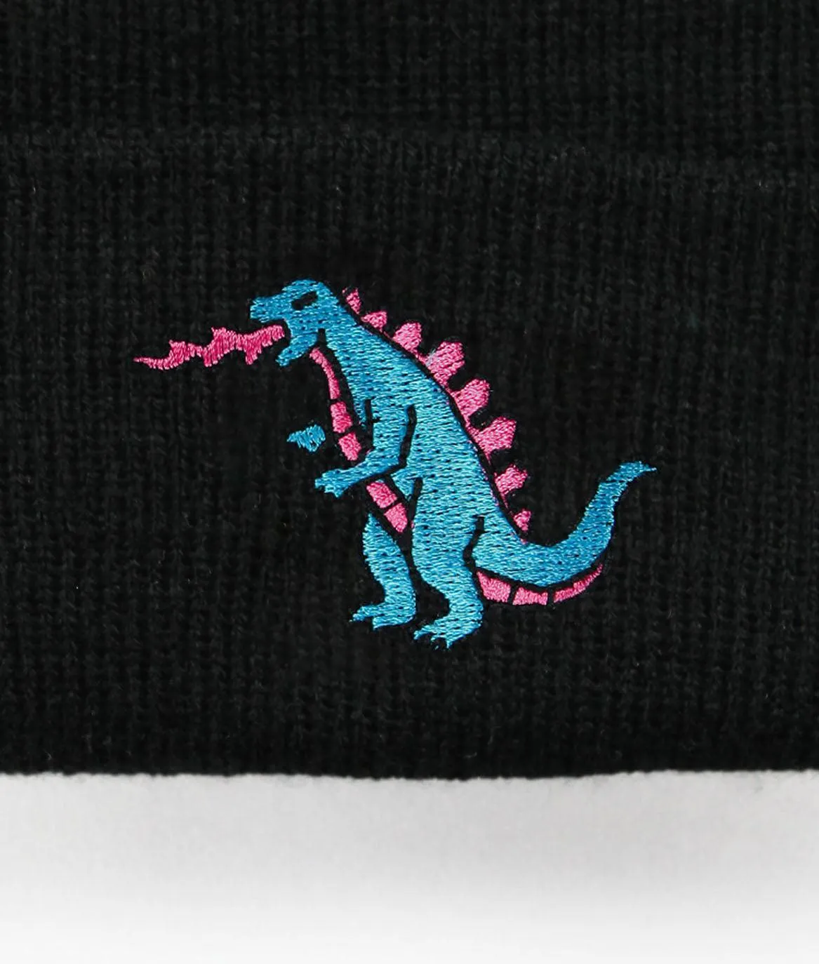 Godzilla Kaiju Embroidered Womens Beanie