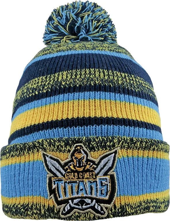 Gold Coast Titans NRL Dynamo Pom Pom Beanie