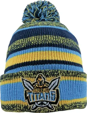 Gold Coast Titans NRL Dynamo Pom Pom Beanie