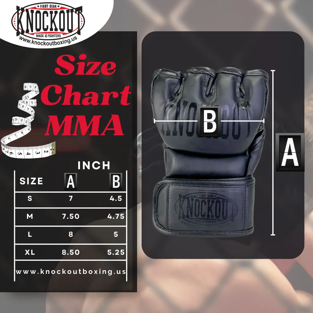 Grappling UFC MMA Gloves for Men Women, Training & Sparring, Martial Arts Punching Bag Gloves with Open Palms Kickboxing Gloves, Muay Thai, MMA