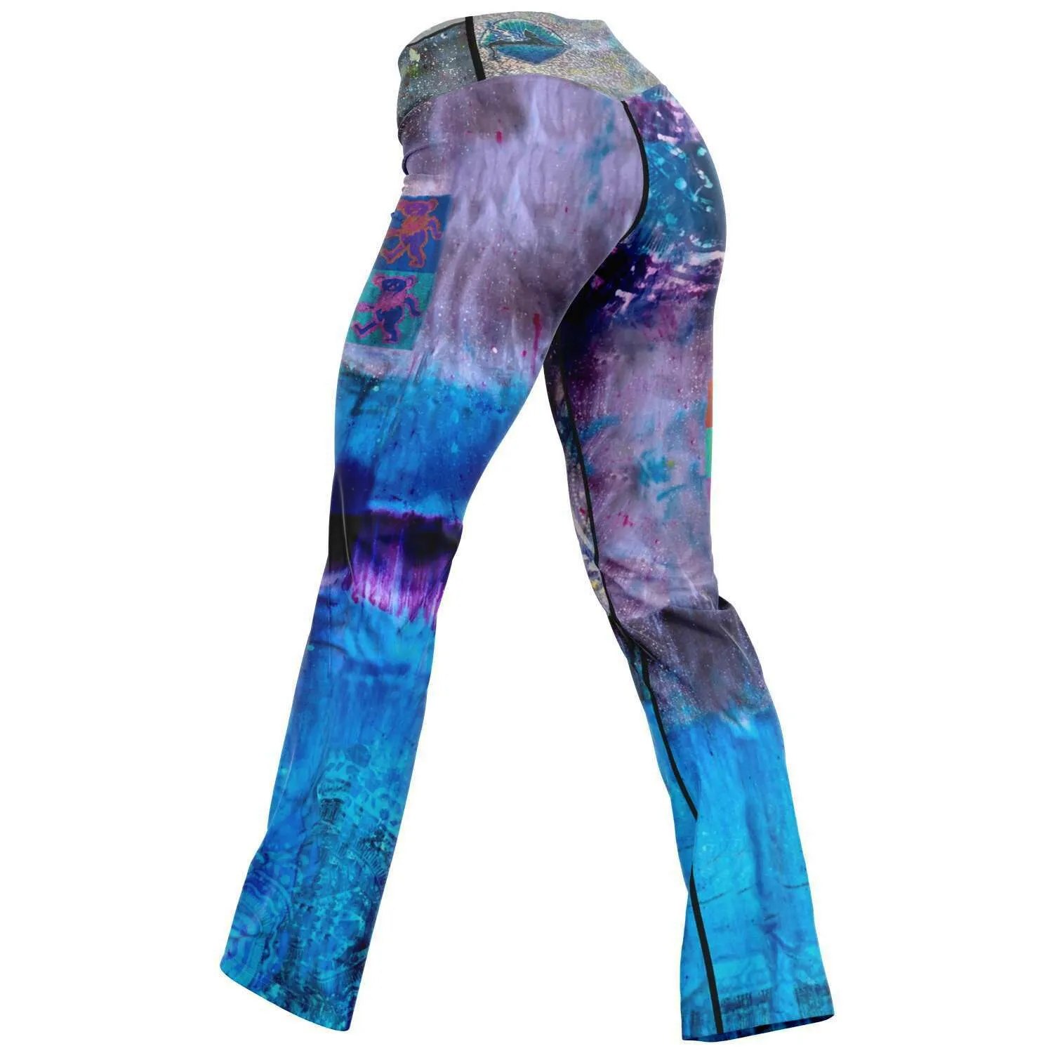 Grateful Bears Flare Leggings